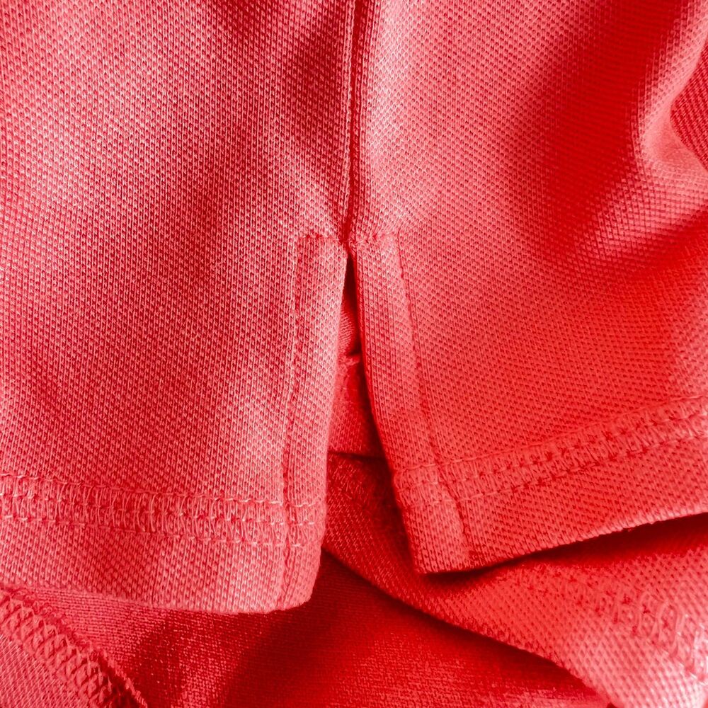T by Talbots Dress M Pink Sleeveless Polo Shift Pique Stretch UPF50 Tennis golf - Picture 4 of 8